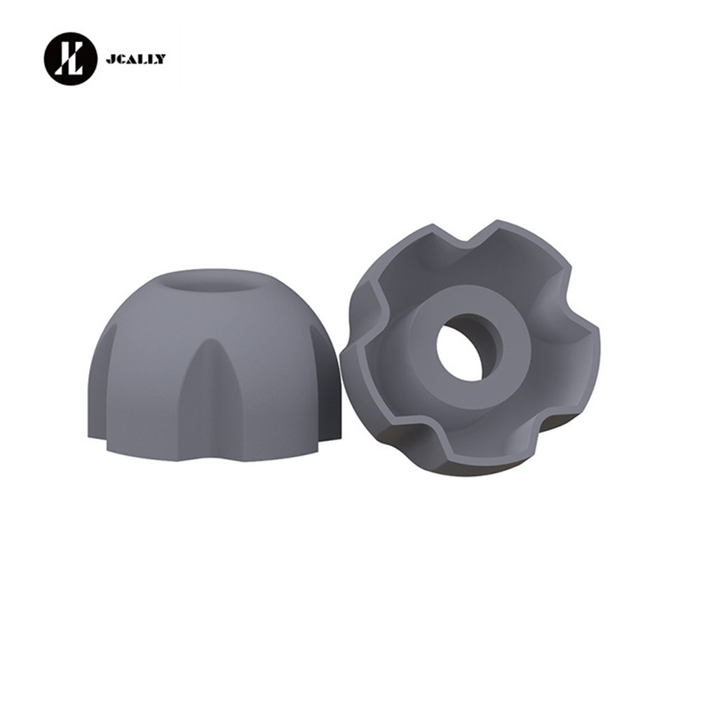 Silicone Ear Tip Replacement - JCALLY EM05 圧力リリーフシリコンイヤーマフイヤーチップ 4-6 ミリメートルガイドピラーインイヤーイヤホンアクセサリー KZ