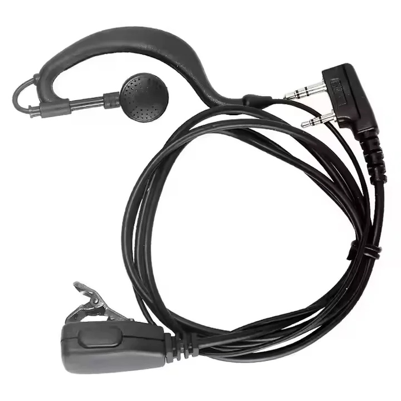 Wired Earphone Mic - UV-5R、UV-9R、UV5R用アクセサリー、UV-82無線機用イヤーピースマイク付き有線音楽イヤホン＆ヘッドホン