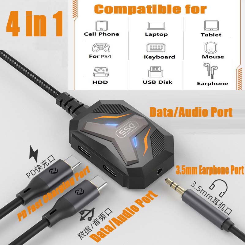 Cable Extension 3.5 - タイプ C スプリッター USB C から