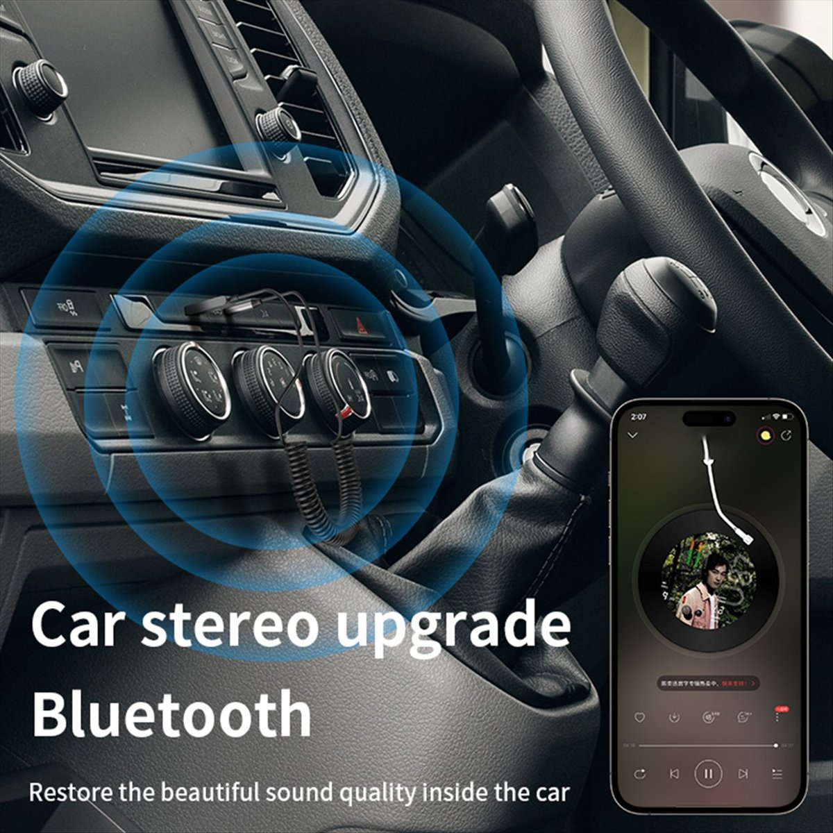 A85P AUX 車載 Bluetooth 5.4 レシーバ - Bluetooth Adapter Receiver のレビューと価格