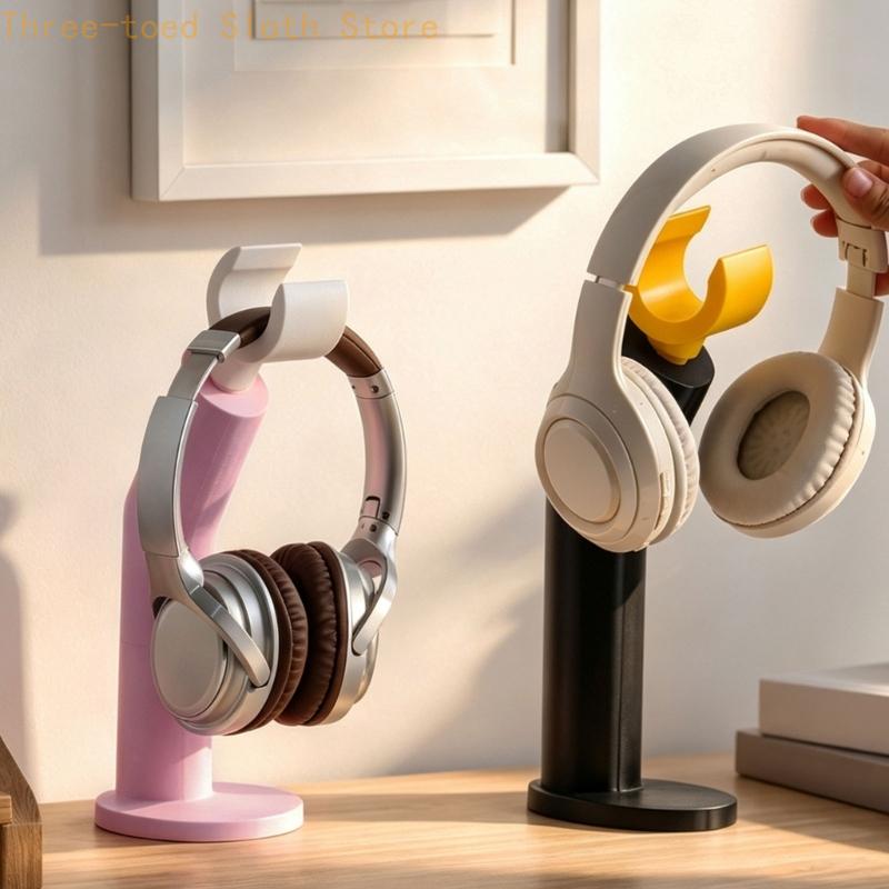 ゲームデスクおよび学習テーブル用オーバーイヤーヘッドフォンホ - Headphone Stand Desk のレビューと価格