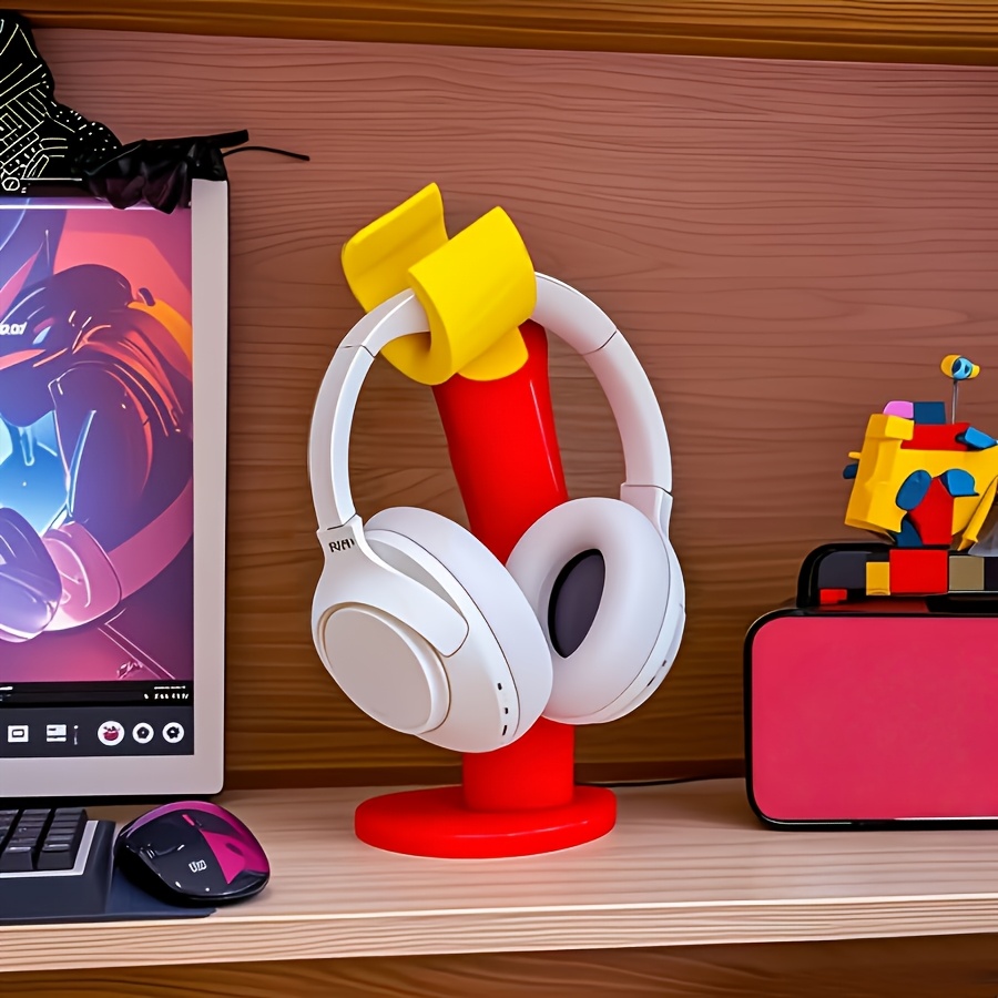 クリエイティブなヘッドホンスタンド デスクトップホルダー ユ - Headphone Stand Desk のレビューと価格