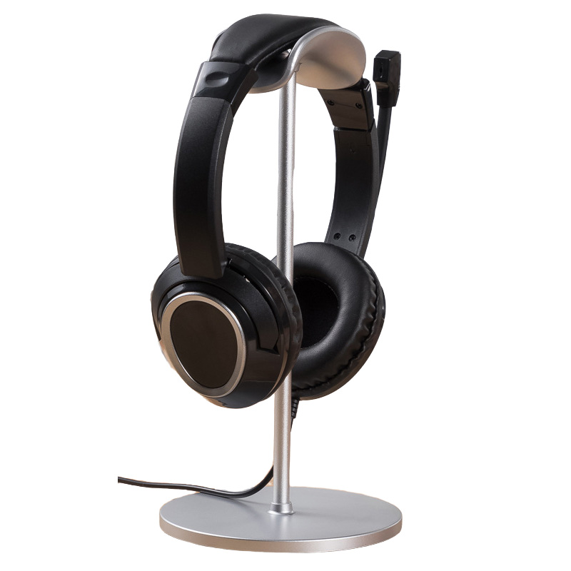 メタルヘッドマウントヘッドフォンスタンド滑り止め取り外し可能 - Headphone Stand Desk のレビューと価格