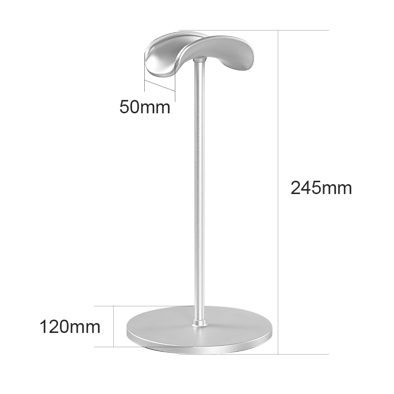 メタルヘッドマウントヘッドフォンスタンド滑り止め取り外し可能 - Headphone Stand Desk のレビューと価格